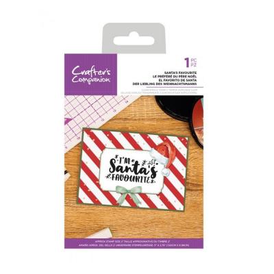 Crafter's Companion Clear Stamp - Santa's Favourite